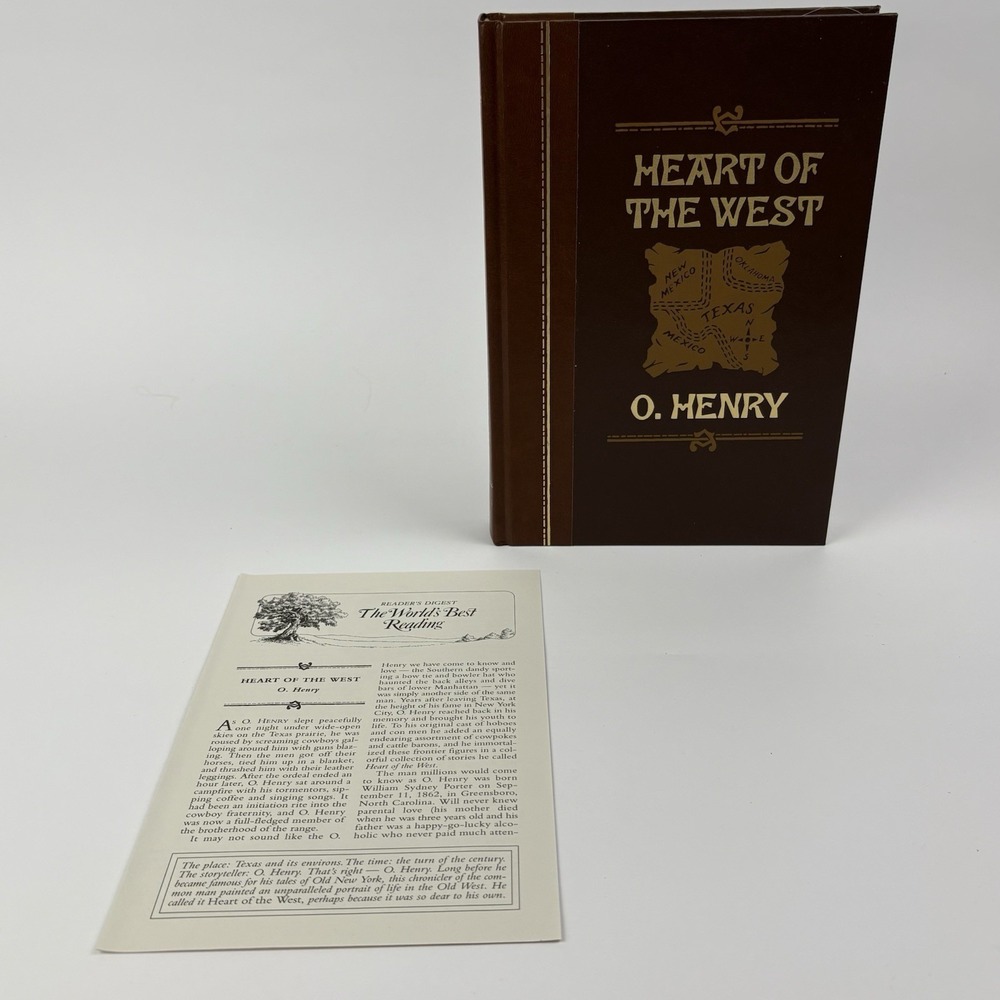 Heart of the West by O. Henry Reader's Digest 1993 Worlds Best Reading Hardcover